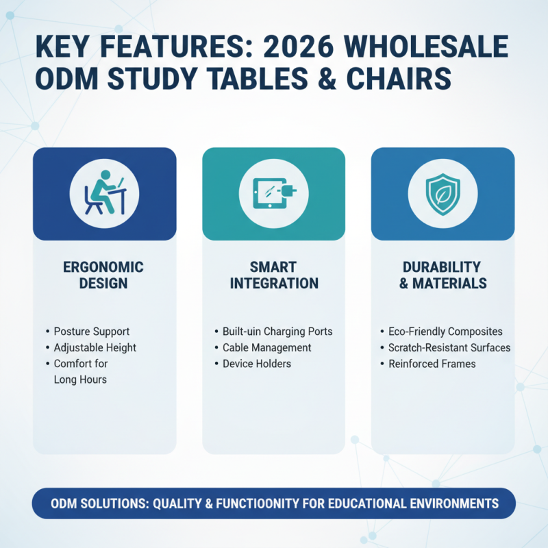 2026 Top Trends in Wholesale ODM Study Tables With Chairs for Students?