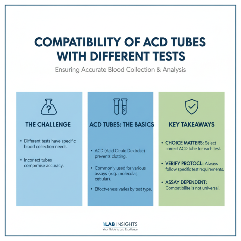 How to Choose the Right Acd Blood Tubes for Testing?