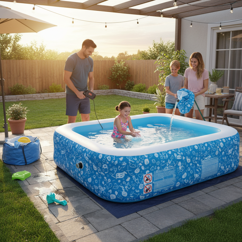 Why Do Blow Up Swim Pools Become Popular in Summer?