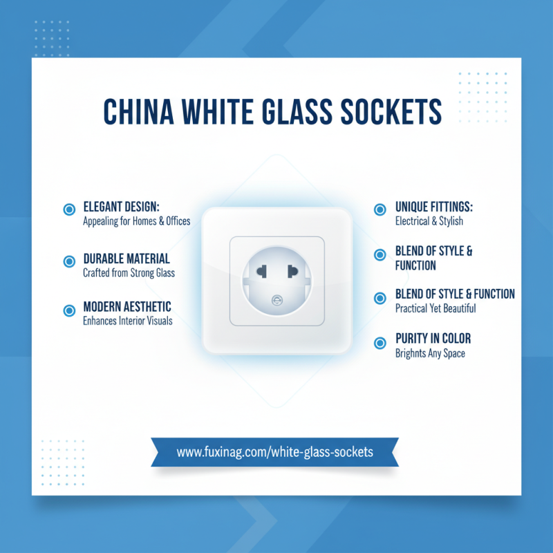 What is China White Glass Sockets and How to Use Them?
