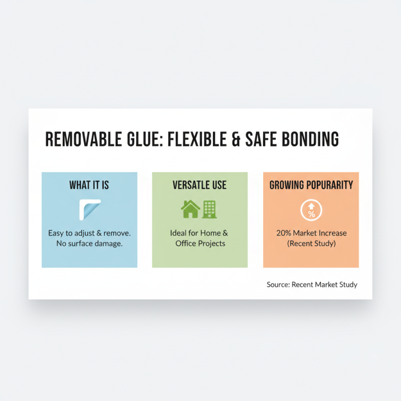 How to Use Removable Glue for Easy Clean Up?