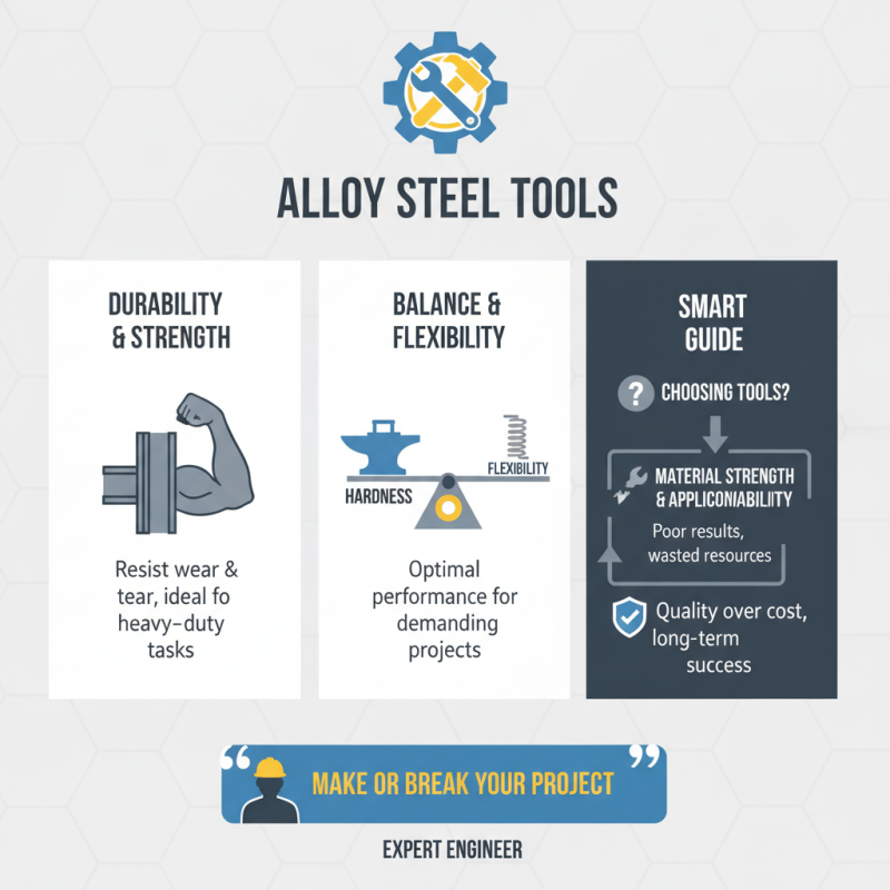 How to Choose Alloy Steel Tools for Your Next Project?