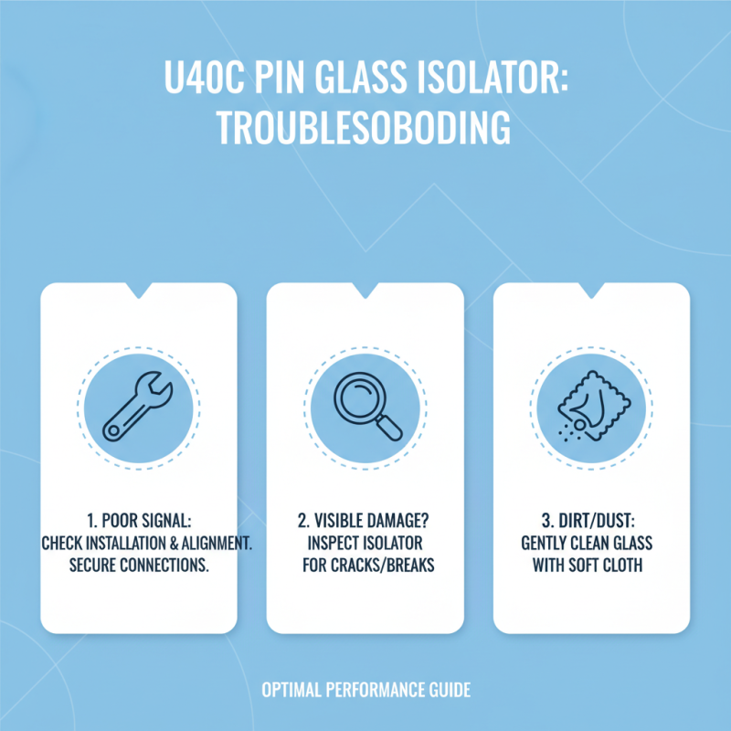How to Use U40c Pin Glass Isolator Effectively?