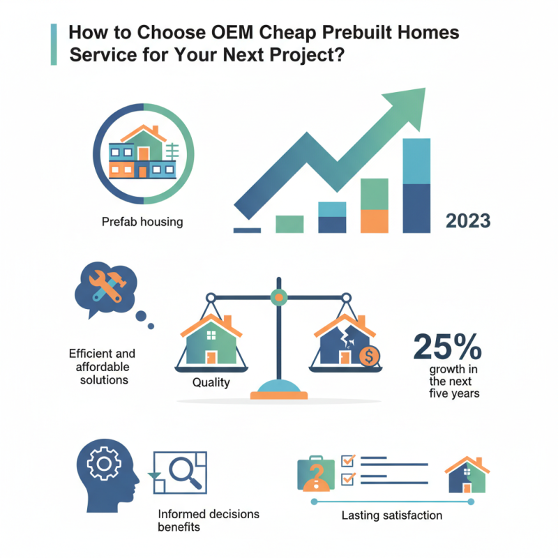 How to Choose OEM Cheap Prebuilt Homes Service for Your Next Project?