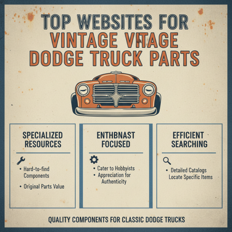 Where to Find Quality Vintage Dodge Truck Parts Online