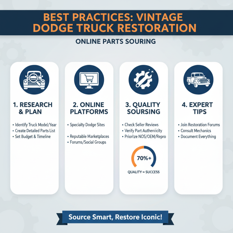 Where to Find Quality Vintage Dodge Truck Parts Online