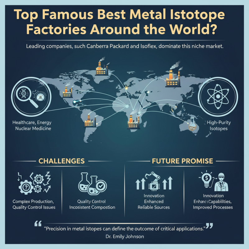 Top Famous Best Metal Isotope Factories Around the World?