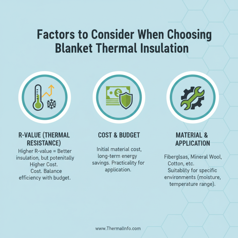Top 5 Tips for Choosing Blanket Thermal Insulation Options?