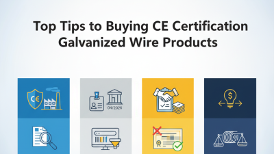 Top Tips for Buying CE Certification Galvanized Wire Products?