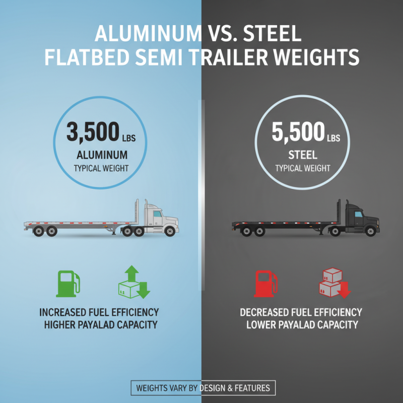 How Much Does a Flatbed Semi Trailer Weigh for 2026 Trade Shows?