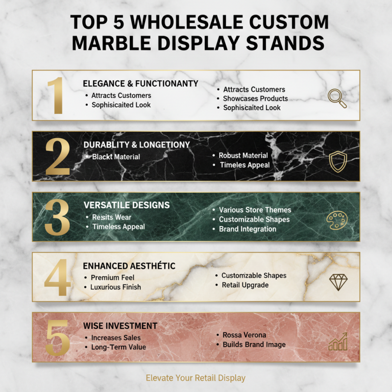 Top 5 Best Wholesale Custom Marble Display Stand Options for Your Business?