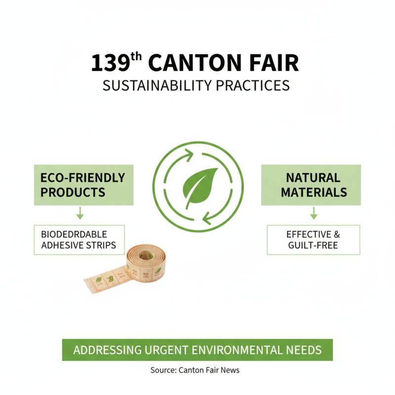 Eco Friendly Adhesive Strips at 139th Canton Fair Highlights?