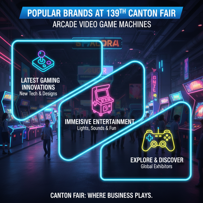 What are Arcade Video Game Machines at the 139th Canton Fair?
