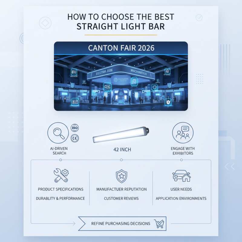 How to Choose the Best Straight Light Bar at Canton Fair 2026?