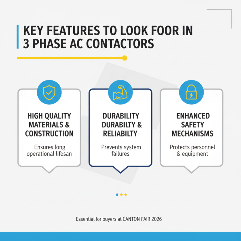 3 Phase AC Contactor Tips for Buyers at Canton Fair 2026