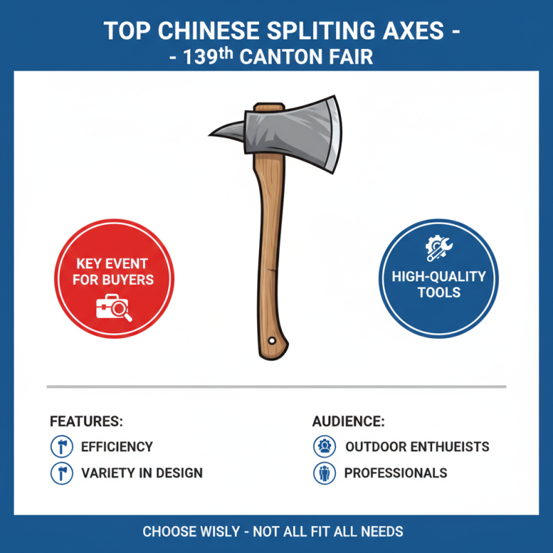 China Best Splitting Axe at 139th Canton Fair for Buyers?