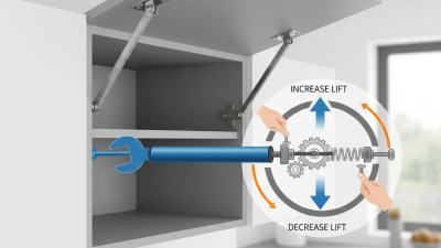 How to Adjust High Quality Custom Hydraulic Gas Strut Lift Support for Cabinets?