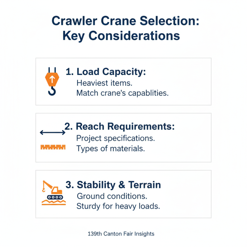 How to Choose a Crawler Crane at the 139th Canton Fair?
