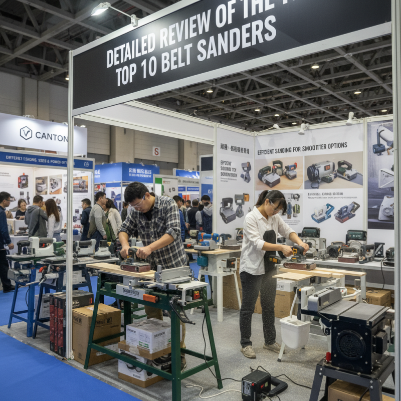 Top 10 Belt Sanders at Canton Fair for Global Buyers?