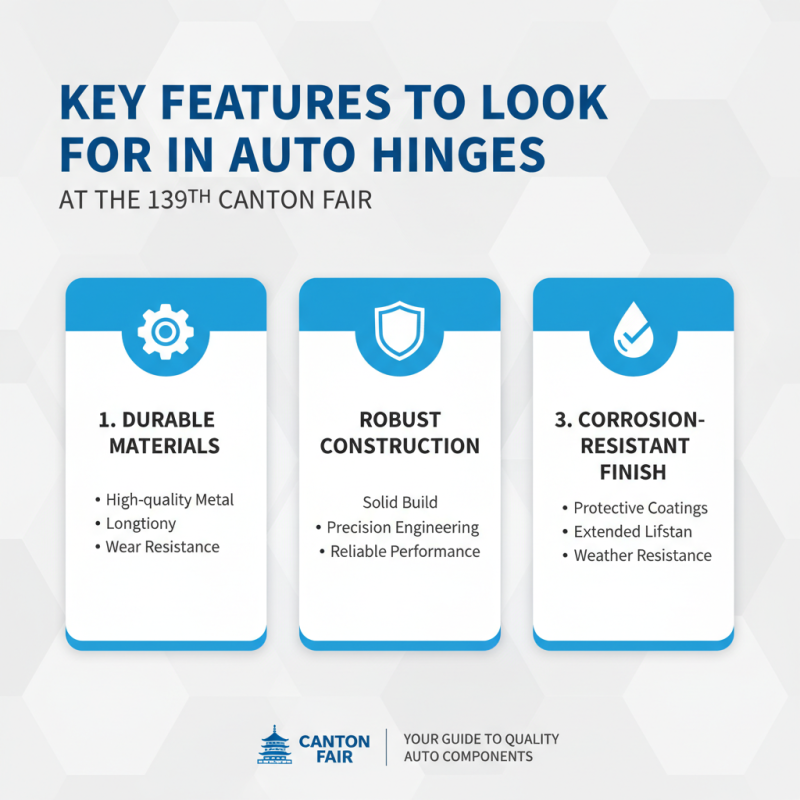 Top 10 Auto Hinges from China at the 139th Canton Fair?