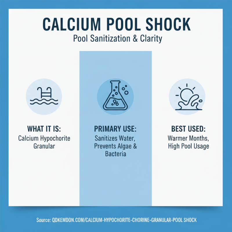 What is Calcium Pool Shock and Its Role in Supply Markets?