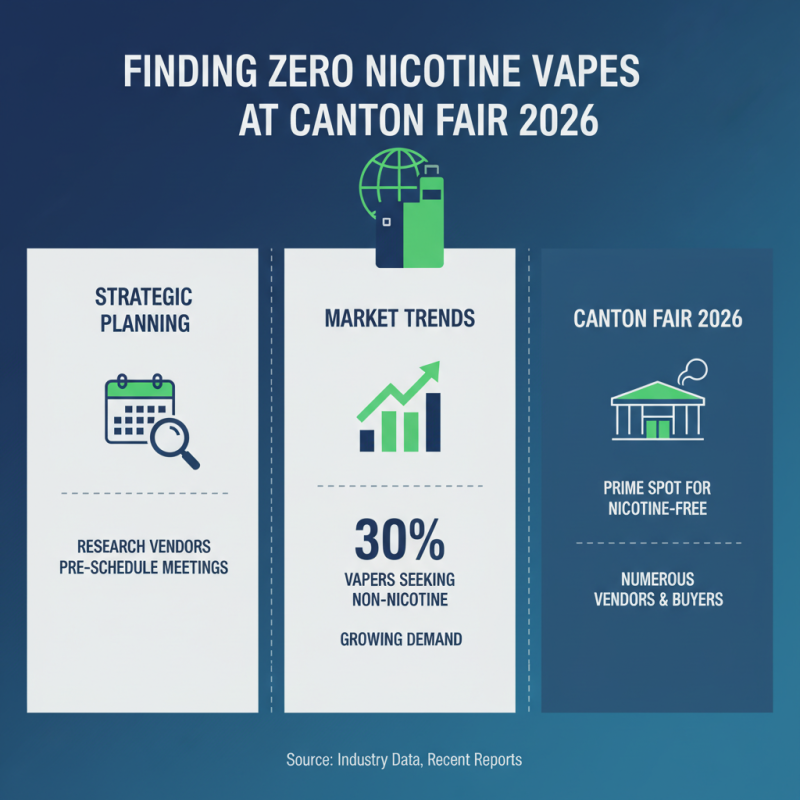 How to Find Zero Nicotine Vapes at Canton Fair 2026?
