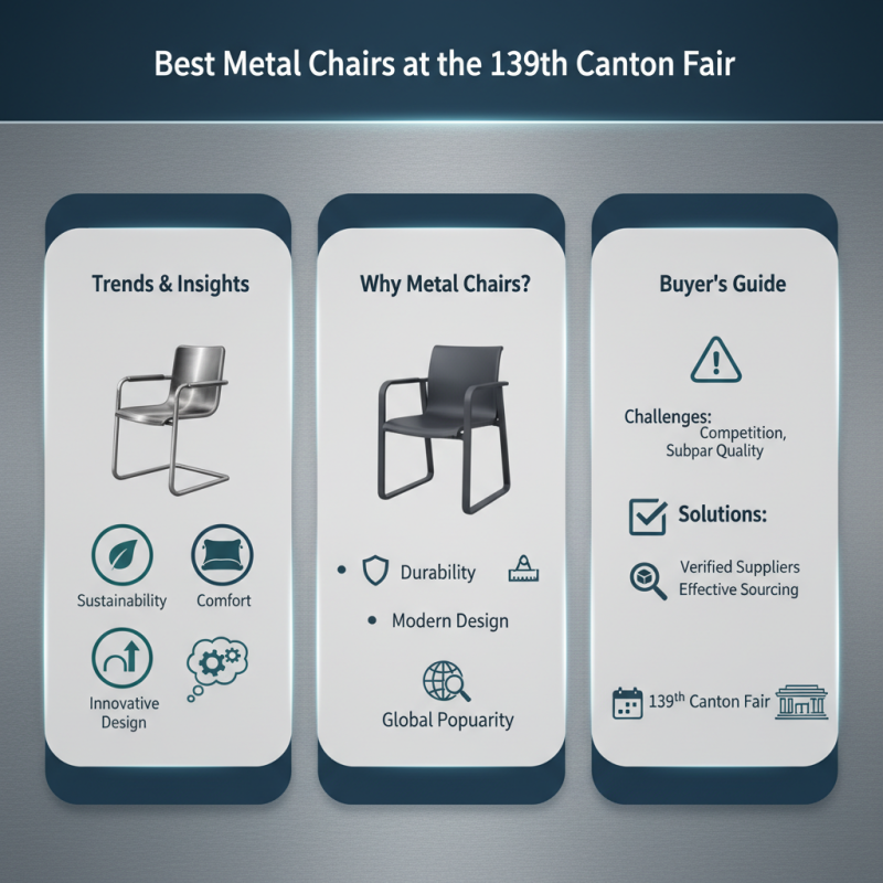 Best Metal Chairs at the 139th Canton Fair for Global Buyers?
