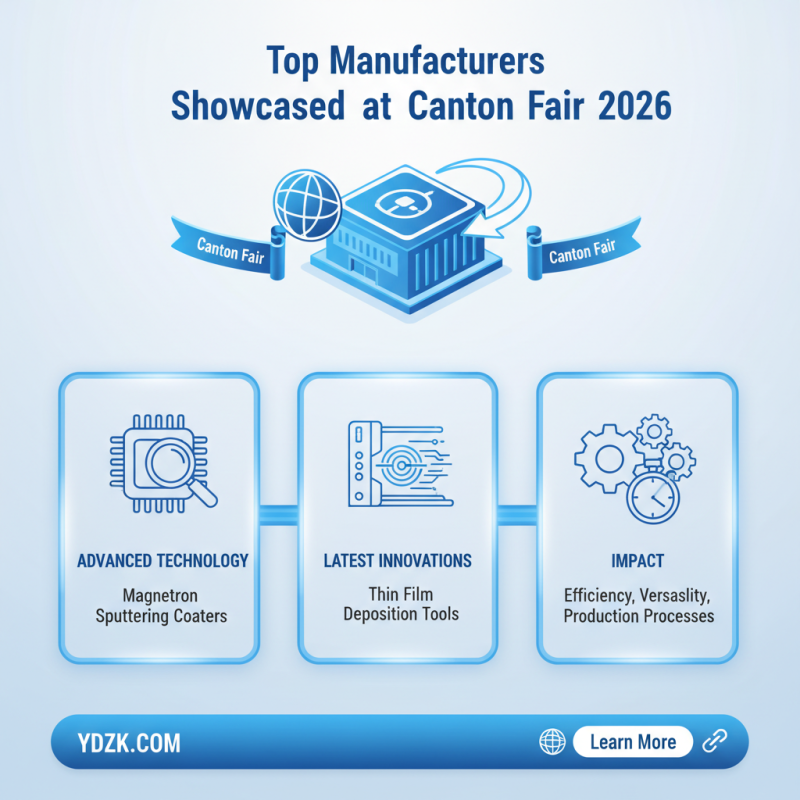 Top 10 Magnetron Sputtering Metallizers at Canton Fair 2026?