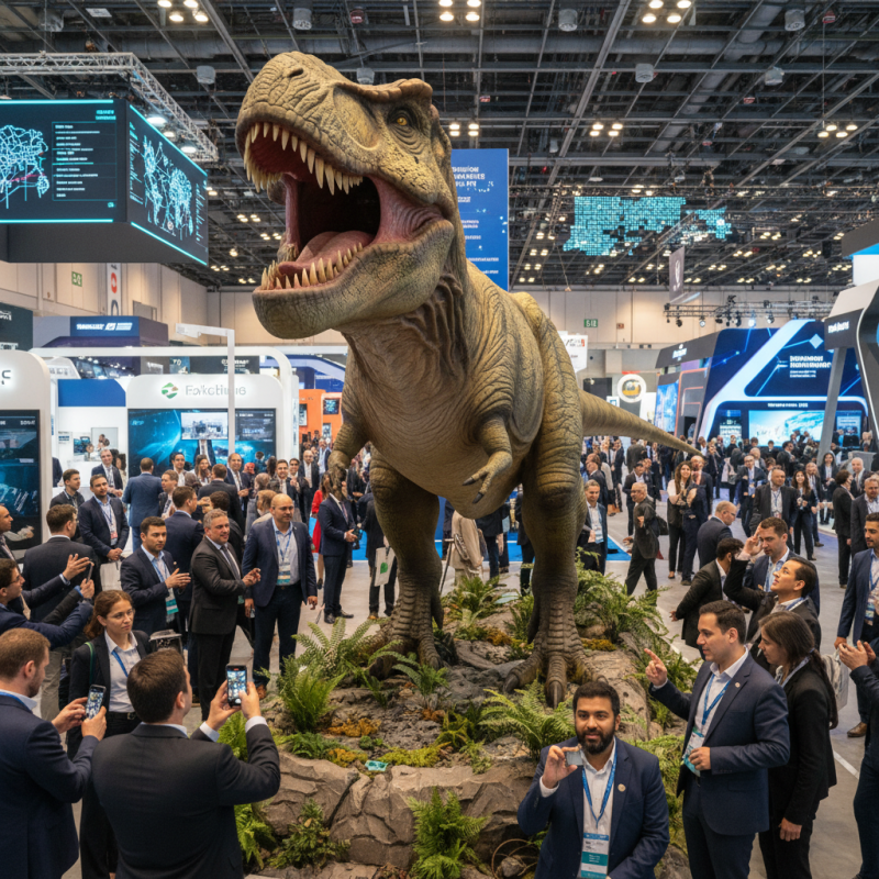 How to Use T Rex Statue to Attract Buyers at Canton Fair?