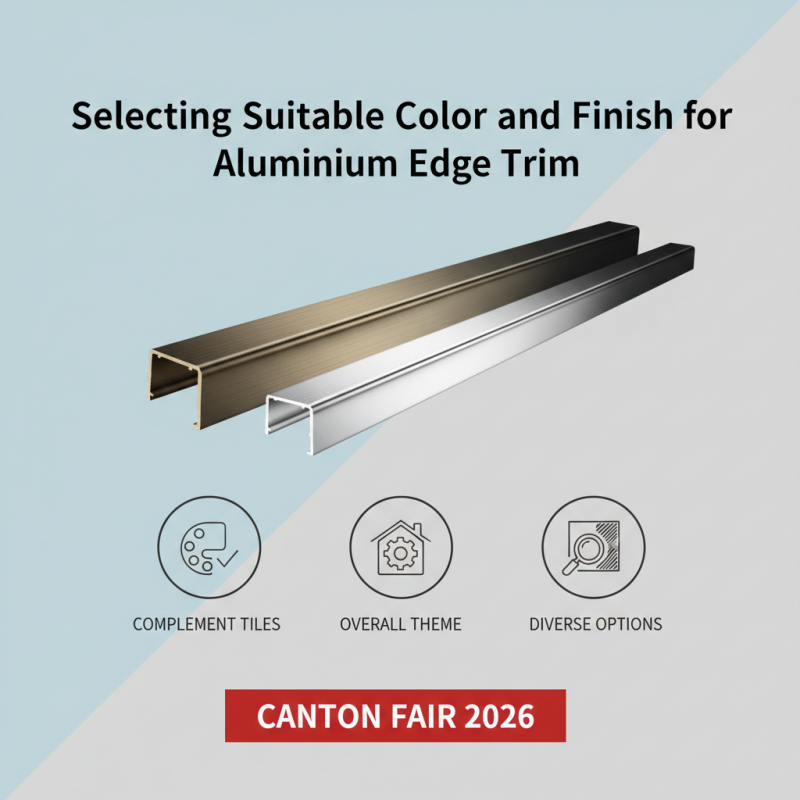 How to Choose Tile Aluminum Edge Trim at Canton Fair 2026?