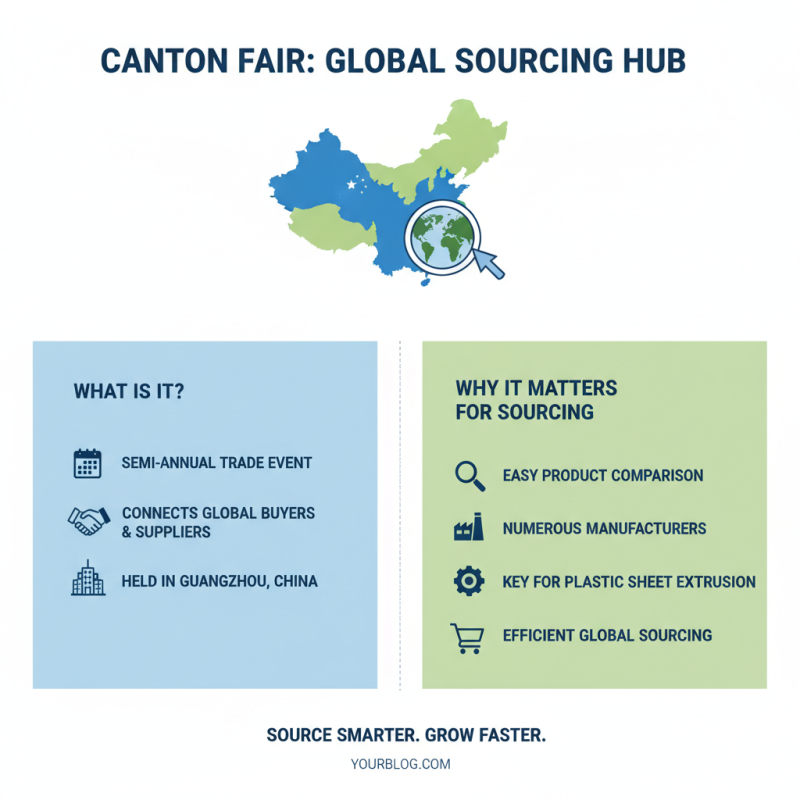 How to Source Plastic Sheet Extrusion at 2026 Canton Fair?
