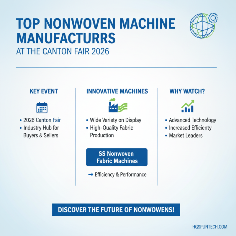 Best Nonwoven Machines to Discover at 2026 Canton Fair?
