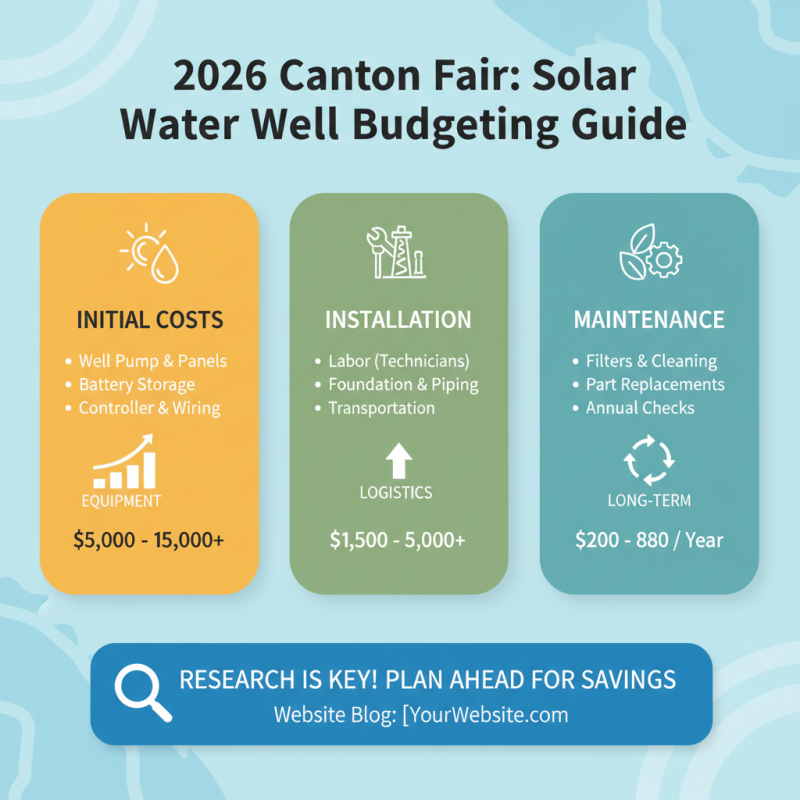 Top 5 Tips for Buying Solar Water Well Solutions at 2026 Canton Fair?