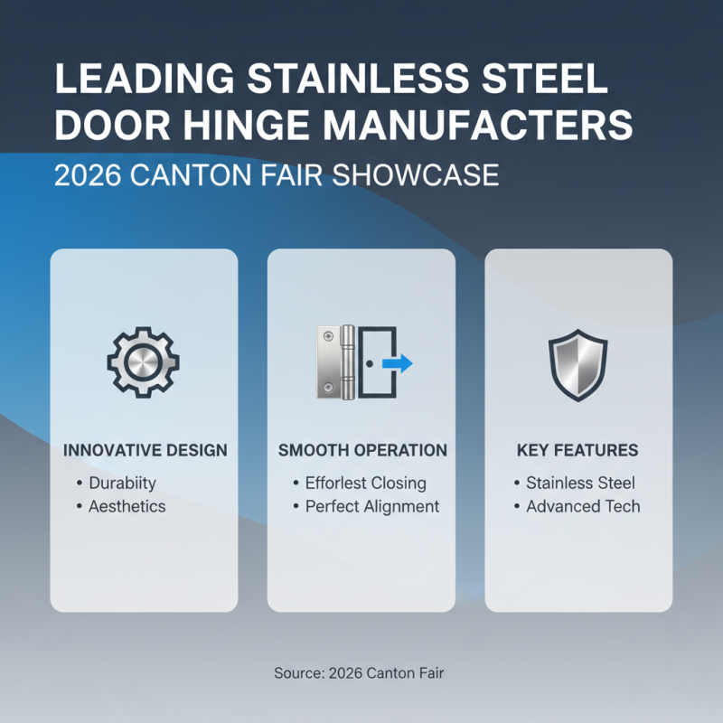 Top Stainless Steel Door Hinges at the 2026 Canton Fair?