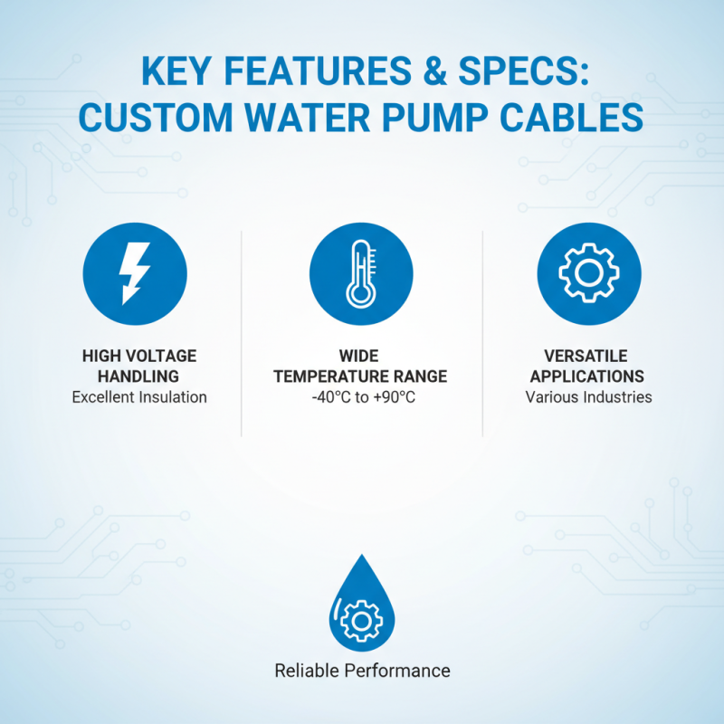 2026 Top OEM Custom Water Pump Cable Companies to Watch?