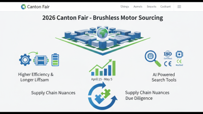 How to Source Brushless Motors at 2026 Canton Fair?