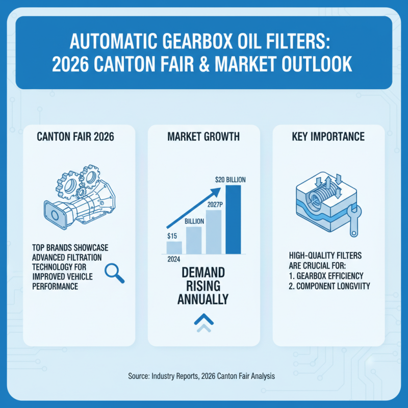 Best Automatic Gearbox Oil Filter at 2026 Canton Fair?