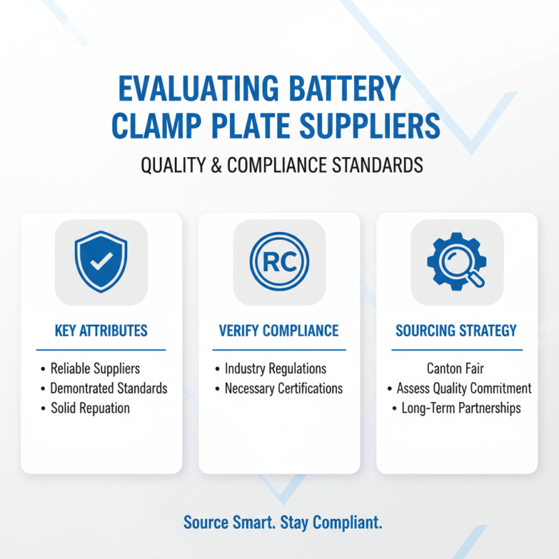 Top 5 Tips for Sourcing Battery Clamp Plates at Canton Fair 2026
