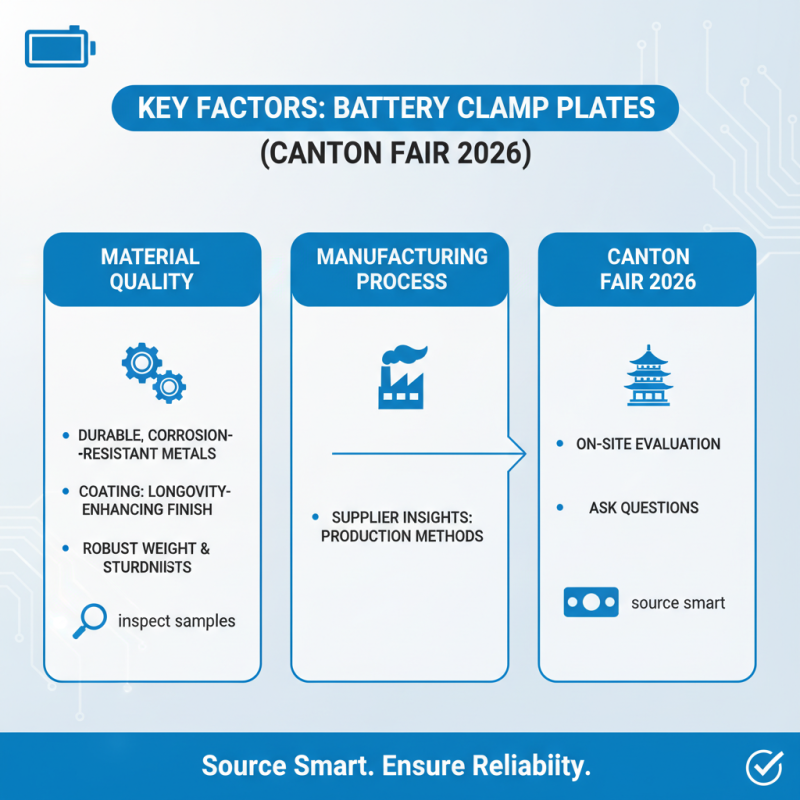Top 5 Tips for Sourcing Battery Clamp Plates at Canton Fair 2026