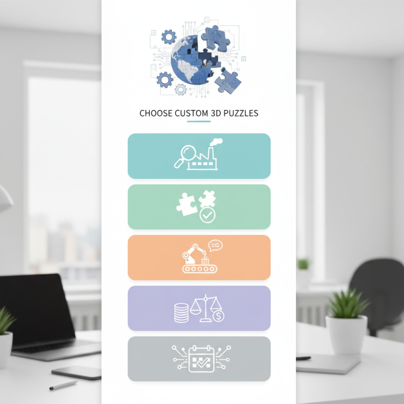 Top 5 Tips for Choosing ODM Custom 3D Puzzle Factories for Your Projects?