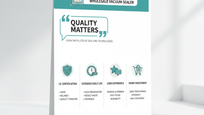 How to Choose CE Certification Wholesale Vacuum Sealer Products?
