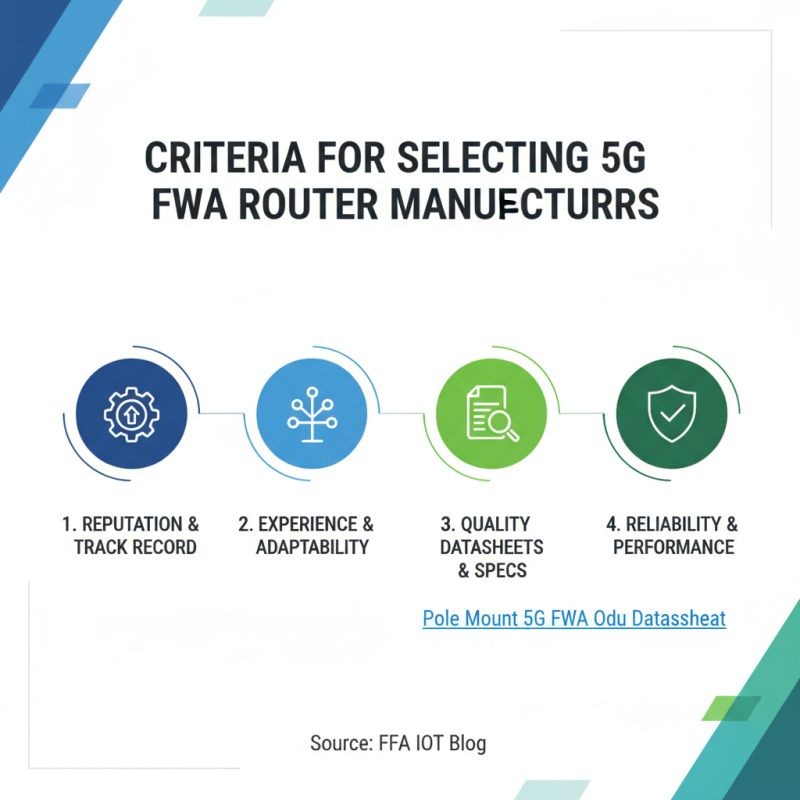 Top 10 OEM ODM 5G FWA Router Datasheet Manufacturers You Should Know?