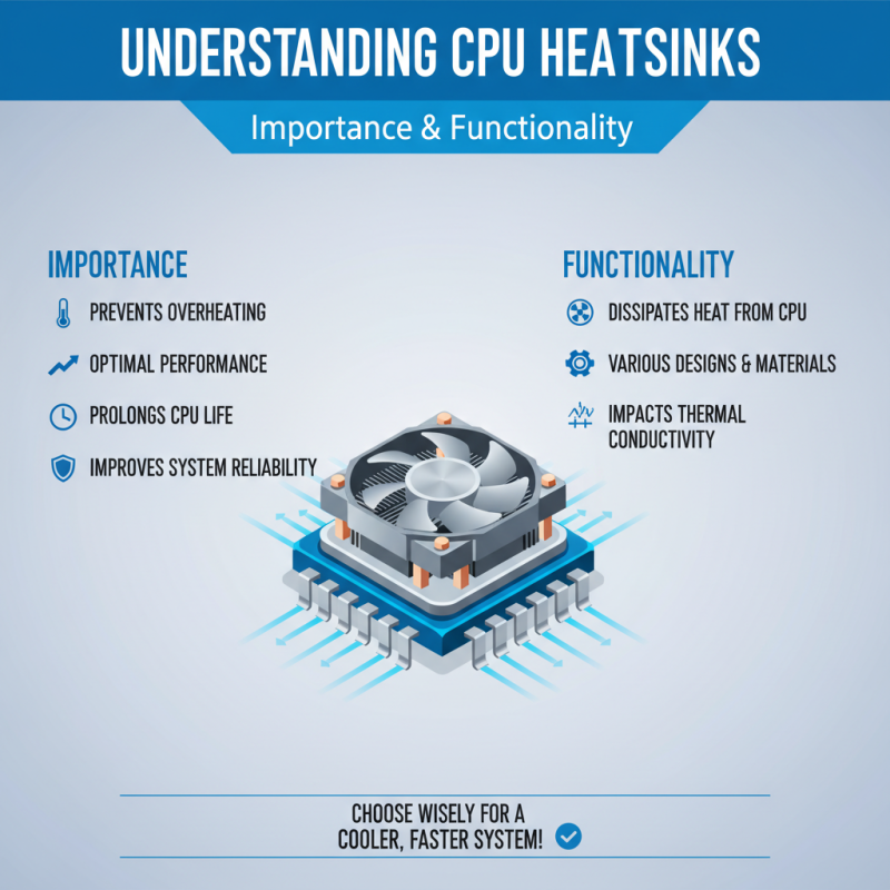 Top Tips for Choosing the Right CPU Heatsink for Your Needs?