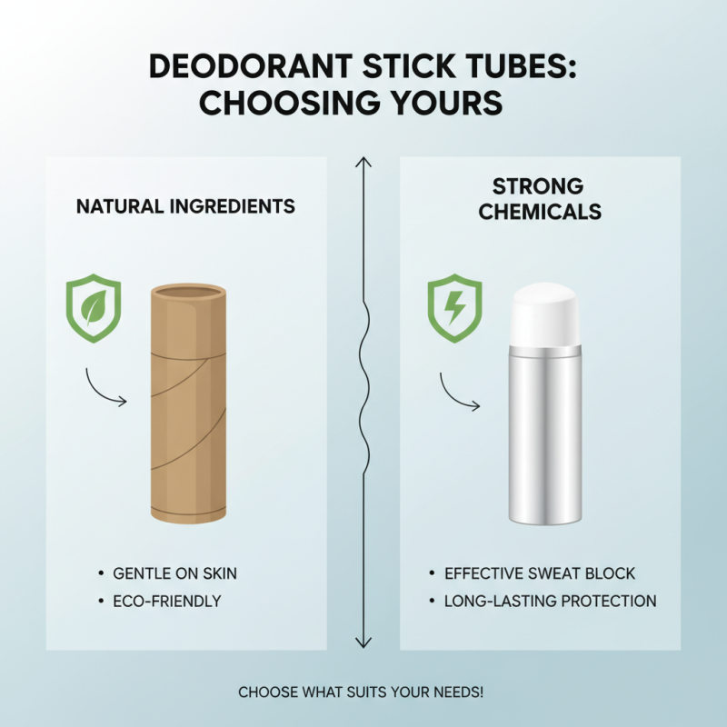 How to Choose the Best Deodorant Stick Tube for Your Needs?
