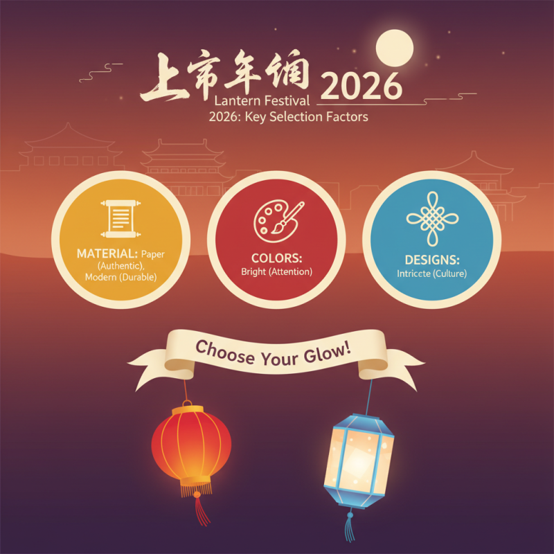 How to Choose the Best Lanterns for Lantern Festival 2026?