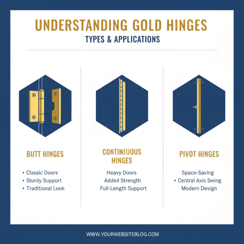 How to Choose the Best Gold Hinge for Your Needs?