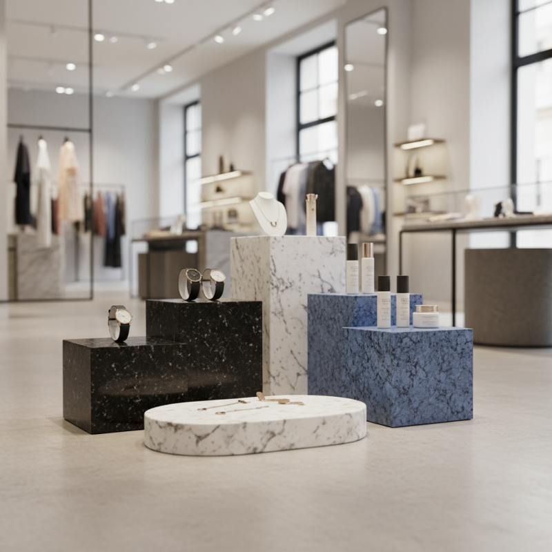 Top 10 Benefits of Using Granite Display Stands for Retail
