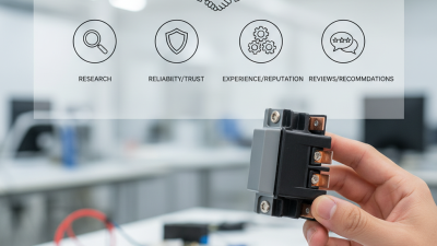 Top 5 Tips for Finding China High-Quality 12v DC Contactor Suppliers?