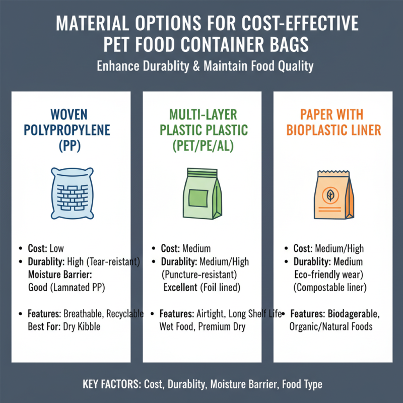 How to Choose Cheap Custom Pet Food Container Bags for Your Pets?