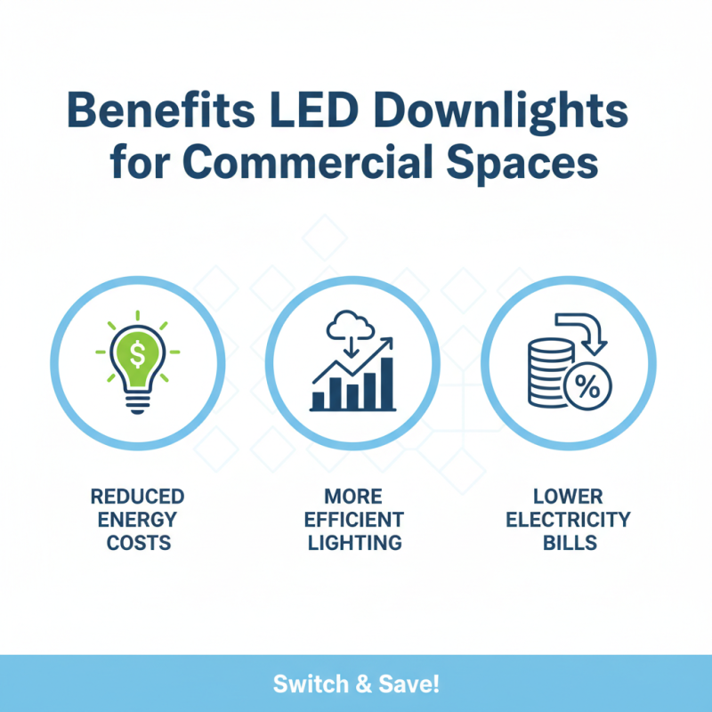 Why Choose LED Downlight for Your Commercial Space?